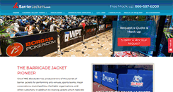 Desktop Screenshot of barrierjackets.com