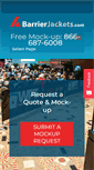 Mobile Screenshot of barrierjackets.com